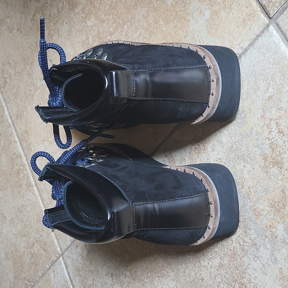Free People Black Ankle Booties - Picture 4 of 9